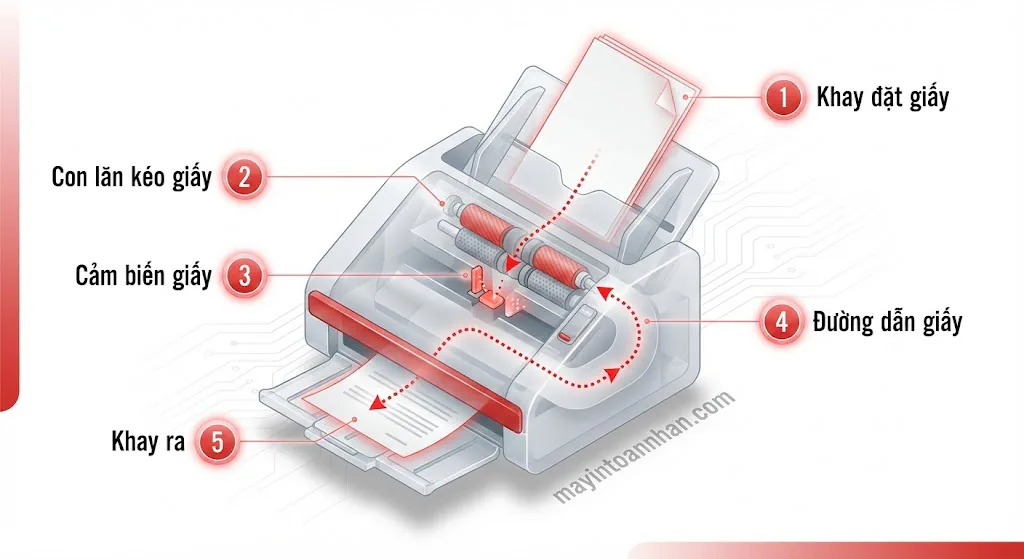 Khay Nạp Giấy Tự Động ADF Là Gì? Hướng Dẫn A-Z 2025