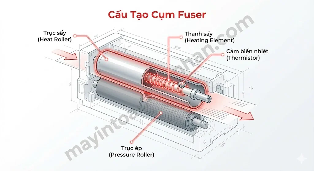 Lỗi Fuser Error Máy In Laser: Nguyên Nhân & Cách Sửa 2025