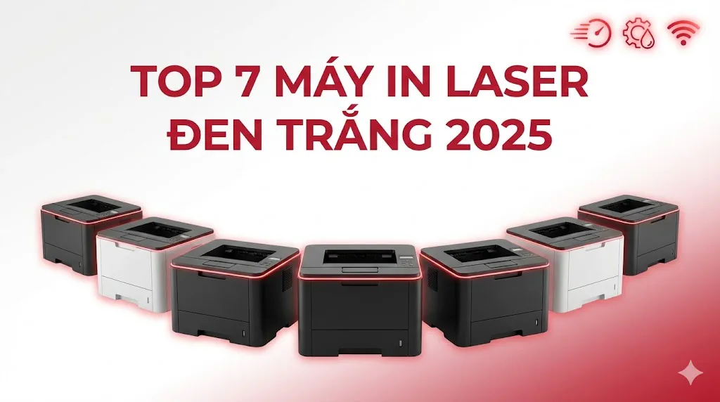 Top 7 Máy In Laser Đen Trắng Tốt Nhất 2025 So Sánh Chi Tiết