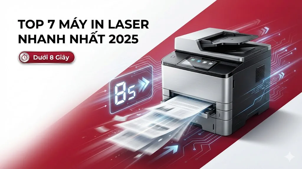 Top 7 Máy In Laser Khởi Động Nhanh Nhất 2025 Dưới 8 Giây