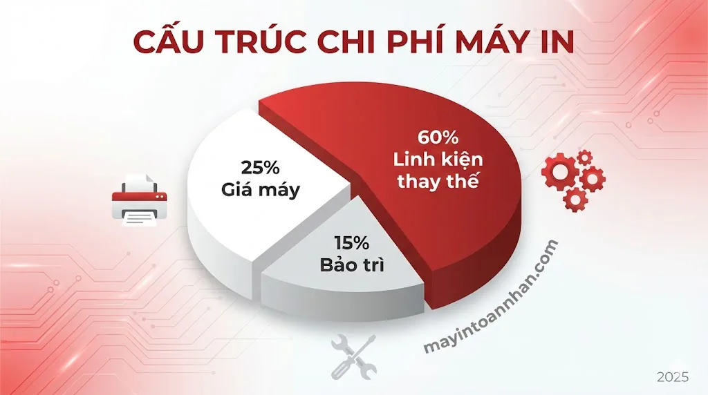 Máy In Nào Linh Kiện Rẻ Dễ Thay Thế? Bảng Giá 2025