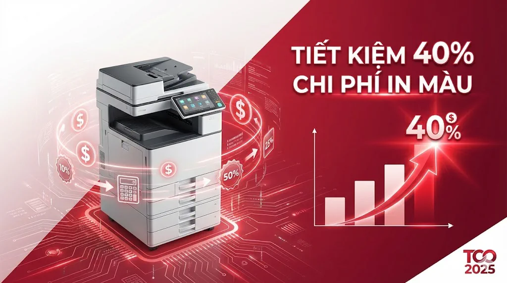 Chi Phí Sử Dụng Máy In Màu: Tính TCO & Tiết Kiệm 40% 2025