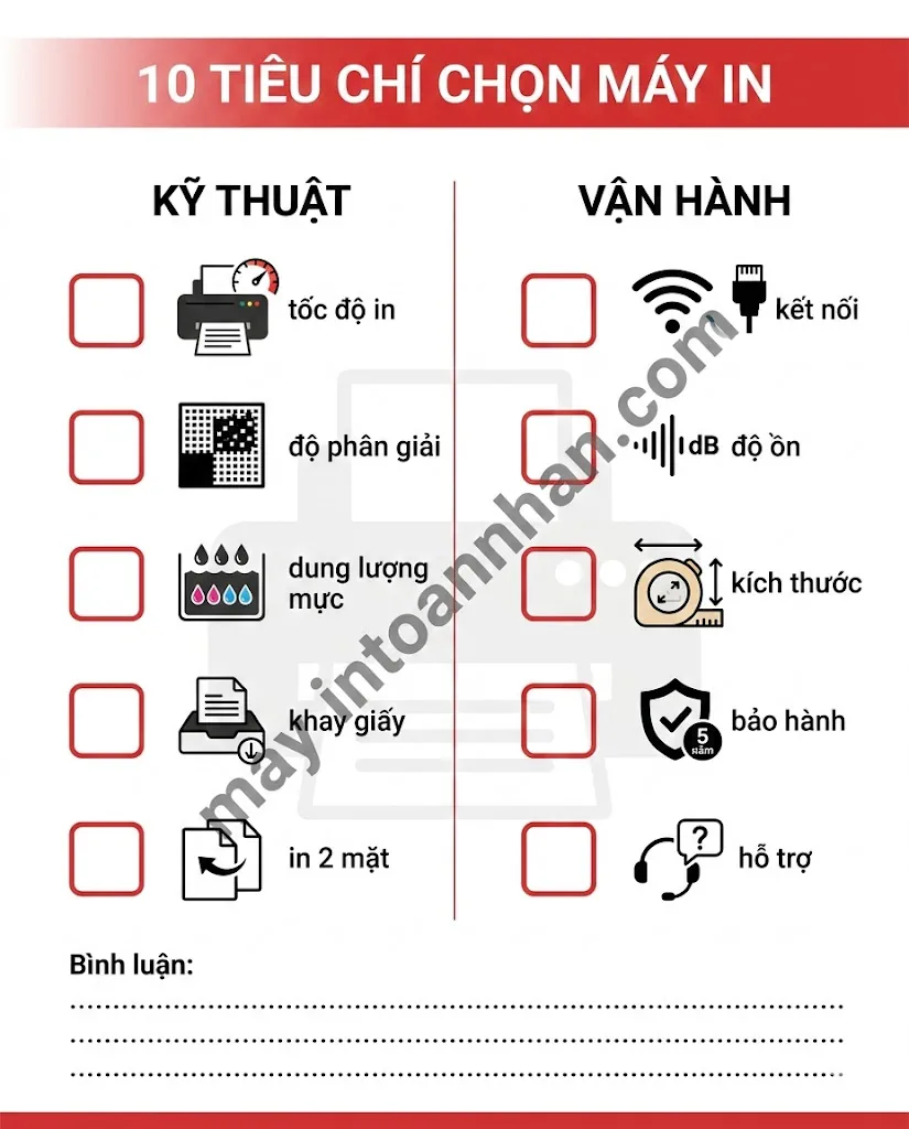 Máy In Màu Đa Chức Năng 2025: So Sánh Brother, Canon, Epson