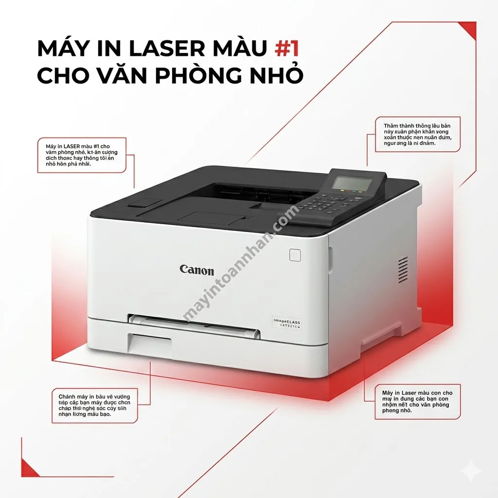 Review Máy In Màu Canon imageCLASS LBP621Cw: Có Đáng Mua? 2025