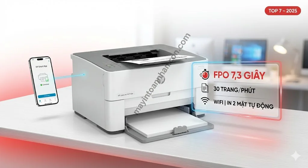 Top 7 Máy In Laser Khởi Động Nhanh Nhất 2025 Dưới 8 Giây