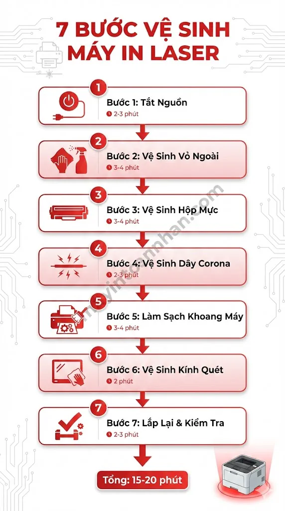Cách Vệ Sinh Máy In Laser Đúng Cách Hướng Dẫn Chi Tiết 2025