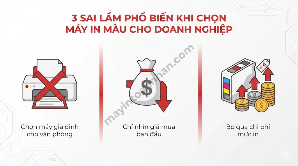 Máy In Màu Cho Doanh Nghiệp 2025: Hướng Dẫn Chọn Mua Chi Tiết