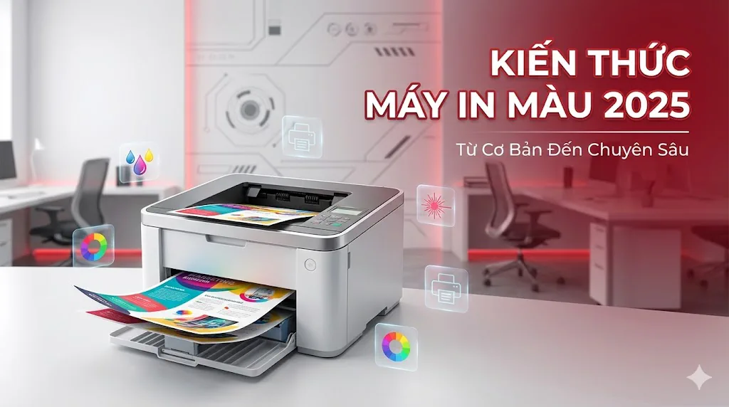 Kiến Thức Máy In Màu: Từ Cơ Bản Đến Chuyên Sâu 2025
