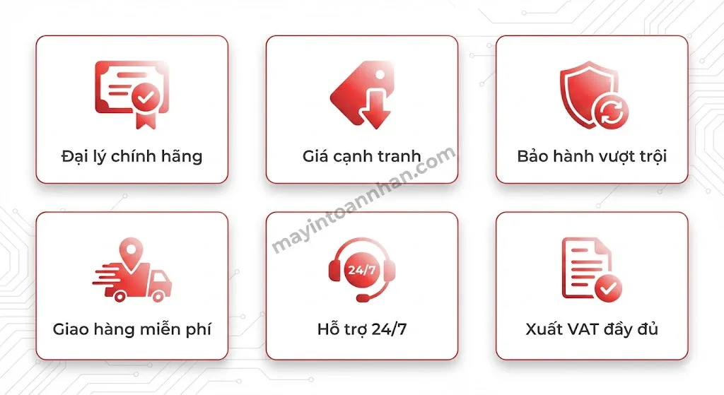 Công ty cung cấp thiết bị văn phòng uy tín – Đại lý chính hãng | Toàn Nhân 2025