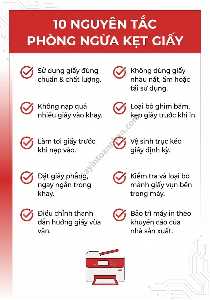 Cách Xử Lý Máy In Bị Kẹt Giấy Liên Tục- Hướng Dẫn Chi Tiết 2025