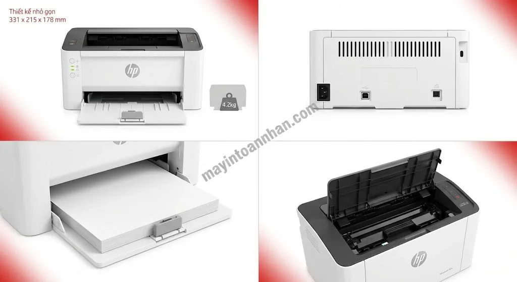 Review HP LaserJet 107w: Có nên mua năm 2025? Đánh giá thực tế