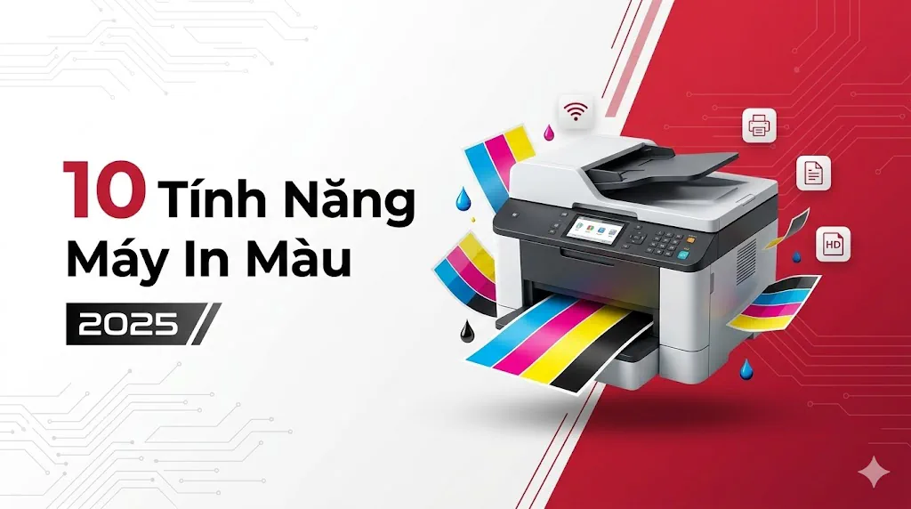 Tính năng máy in màu: 10 chức năng quan trọng cần biết 2025