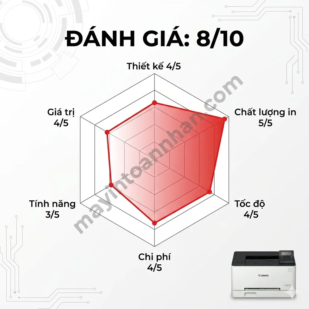Review Máy In Màu Canon imageCLASS LBP621Cw: Có Đáng Mua? 2025