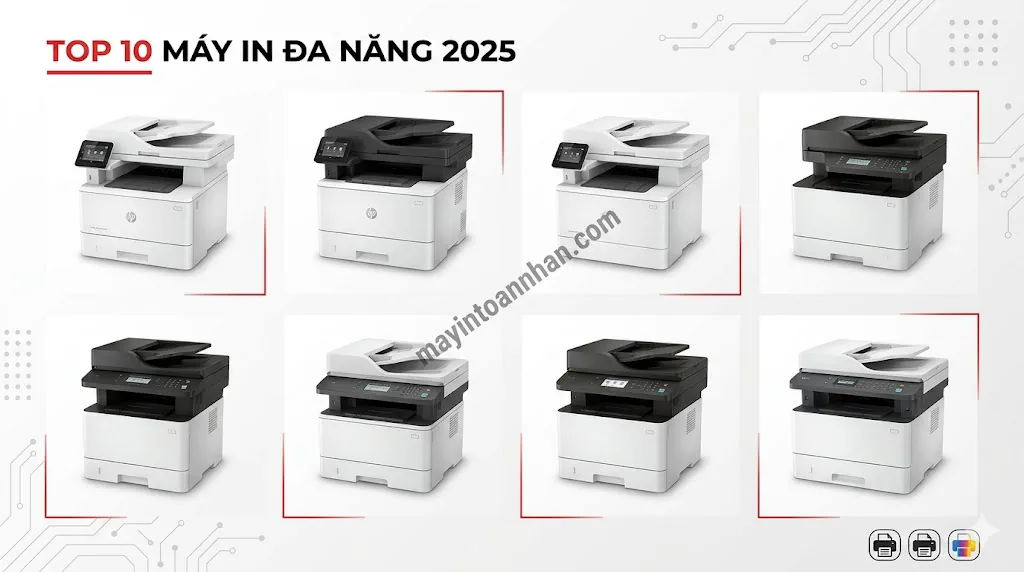 Top 10 máy in đa năng tốt nhất cho văn phòng 2025