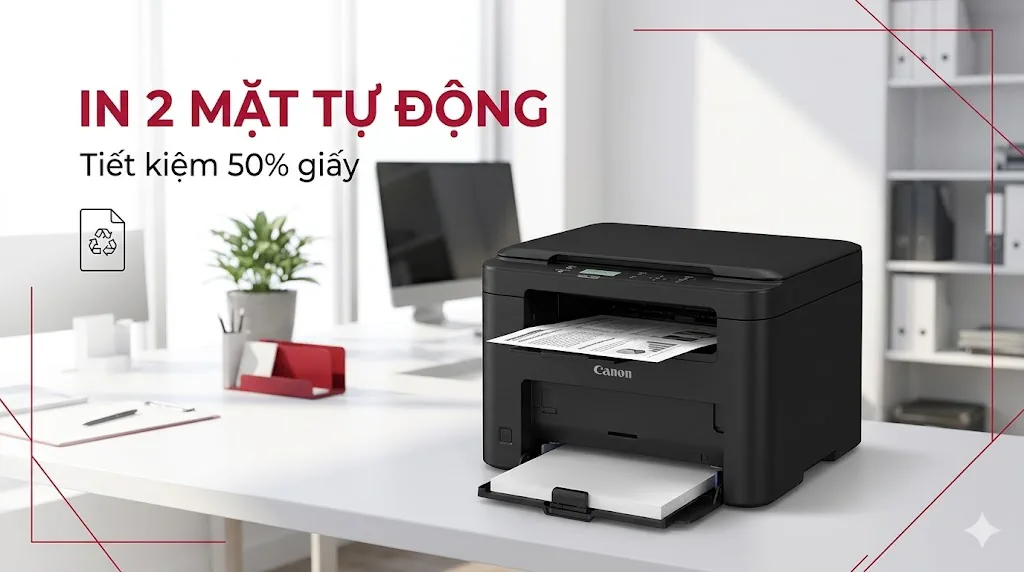 Máy in đa năng in 2 mặt tự động – Tiết kiệm giấy hiệu quả [2025]