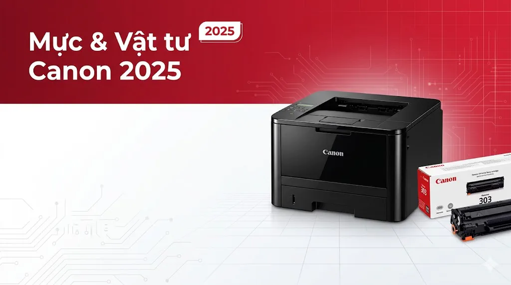 Mực & Vật tư máy in Canon [2025]