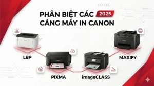Phân Biệt Các Dòng Máy In Canon – LBP, PIXMA, ImageCLASS, MAXIFY 2025