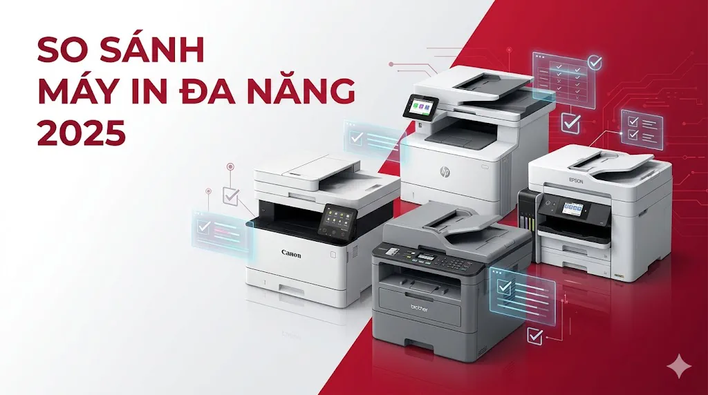 So sánh và đánh giá máy in đa năng 2025