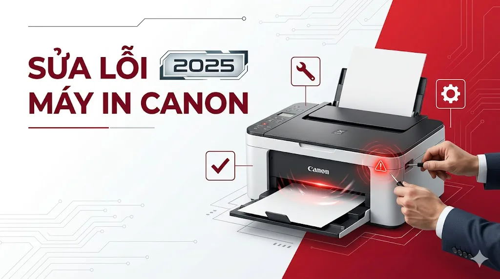 Sửa lỗi & Khắc phục máy in Canon 2025