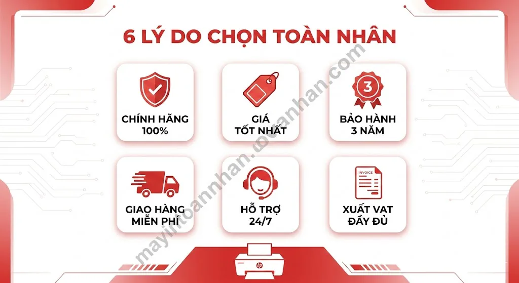 Giá Máy In Màu HP Chính Hãng – Bảng Giá Cập Nhật 2025 Toàn Nhân