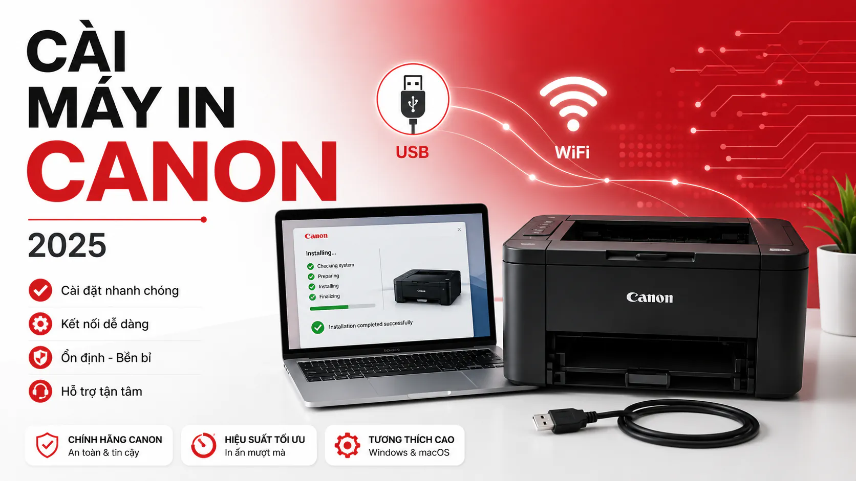 Cài Máy In Canon – Hướng dẫn chi tiết 2025
