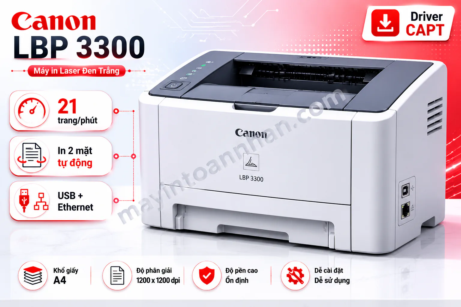 Driver Máy In Canon 3300 – Hướng dẫn chi tiết 2025