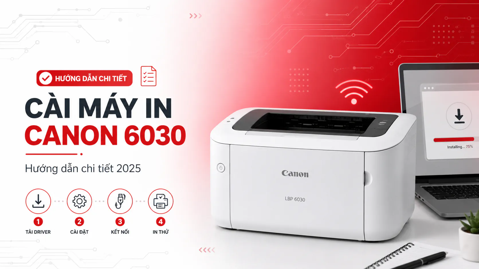 Cài Máy In Canon 6030 – Hướng dẫn chi tiết 2025