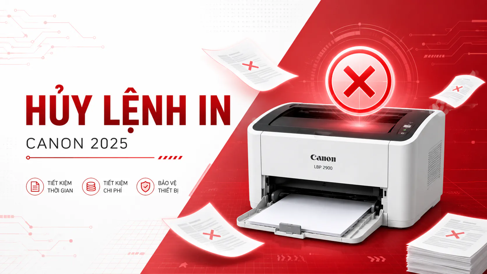 Hủy Lệnh In Trên Máy Canon 2025