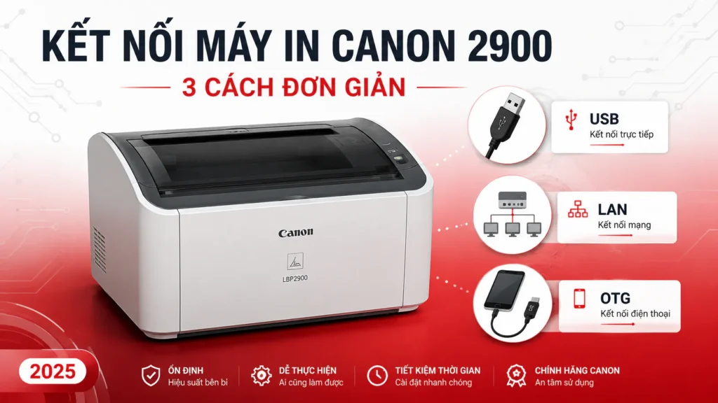 Cách Kết Nối Máy In Canon 2900 2025
