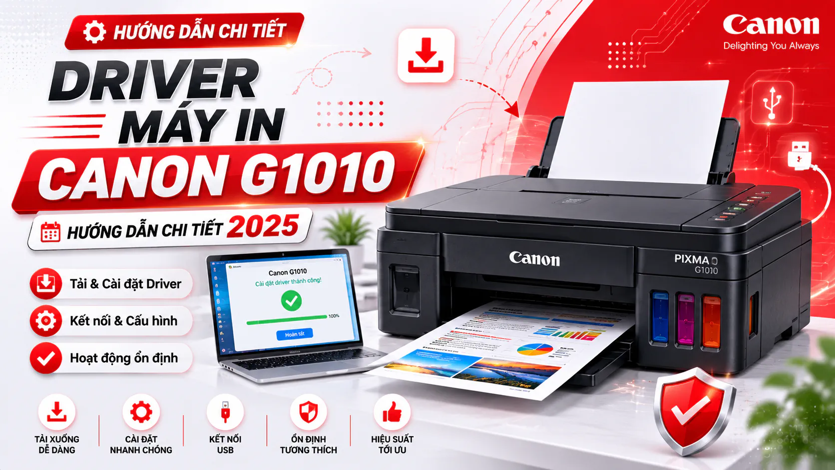 Driver Máy In Canon G1010 – Hướng dẫn chi tiết 2025
