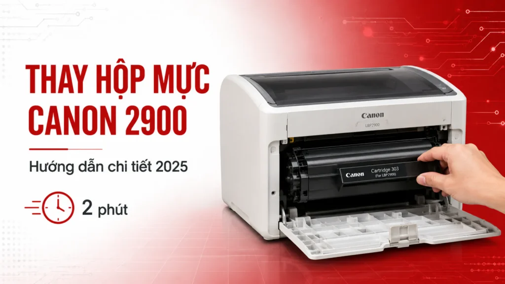 Thay Hộp Mực Máy In Canon 2900 2025