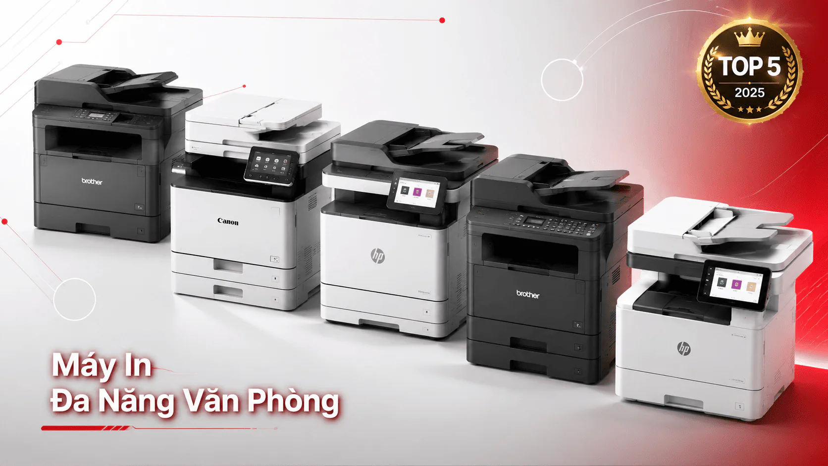 Top 5 máy in đa năng cho văn phòng nhỏ tốt nhất 2025