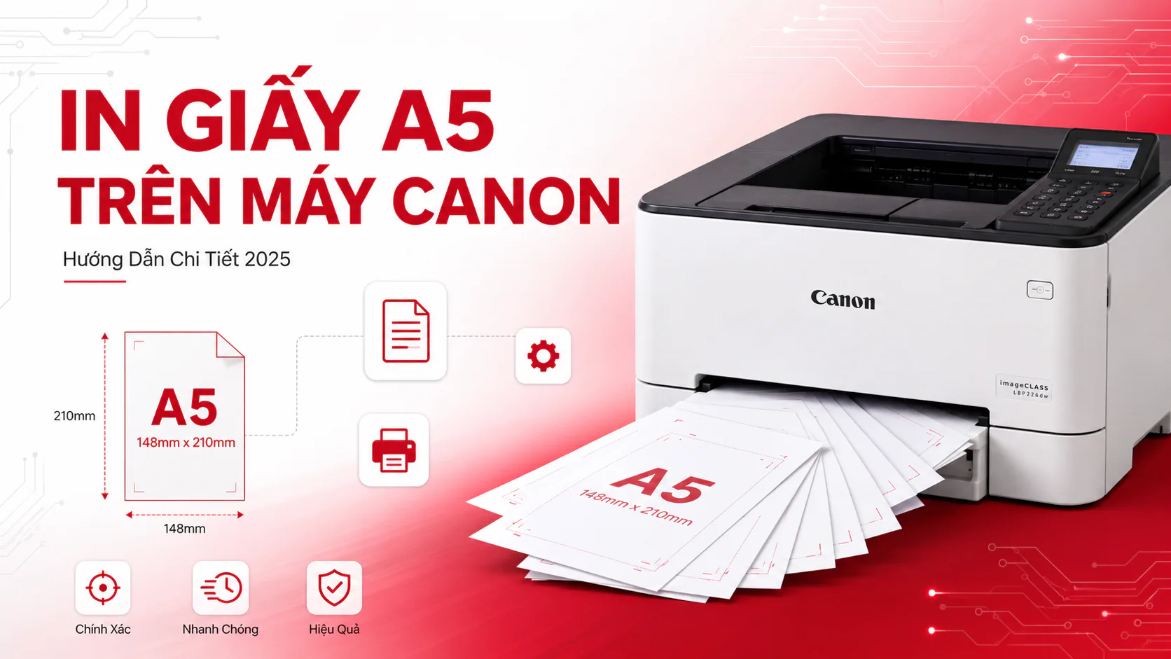 Cách In Giấy A5 Trên Máy Canon 2025