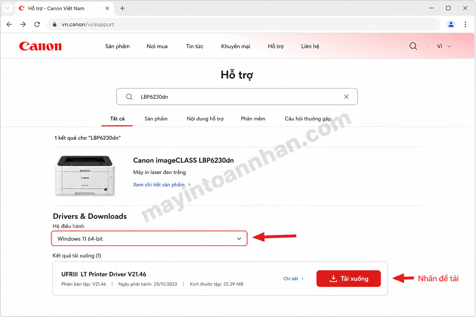 Driver Máy In Canon Lbp 6230Dn – Hướng dẫn chi tiết 2025