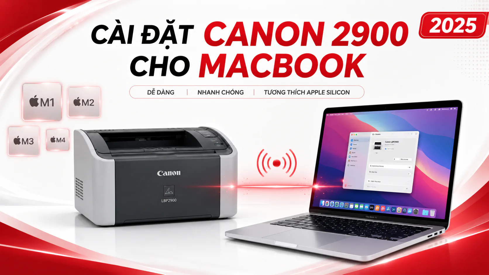 Cài Đặt Máy In Canon 2900 Cho Macbook – Hướng dẫn chi tiết 2025