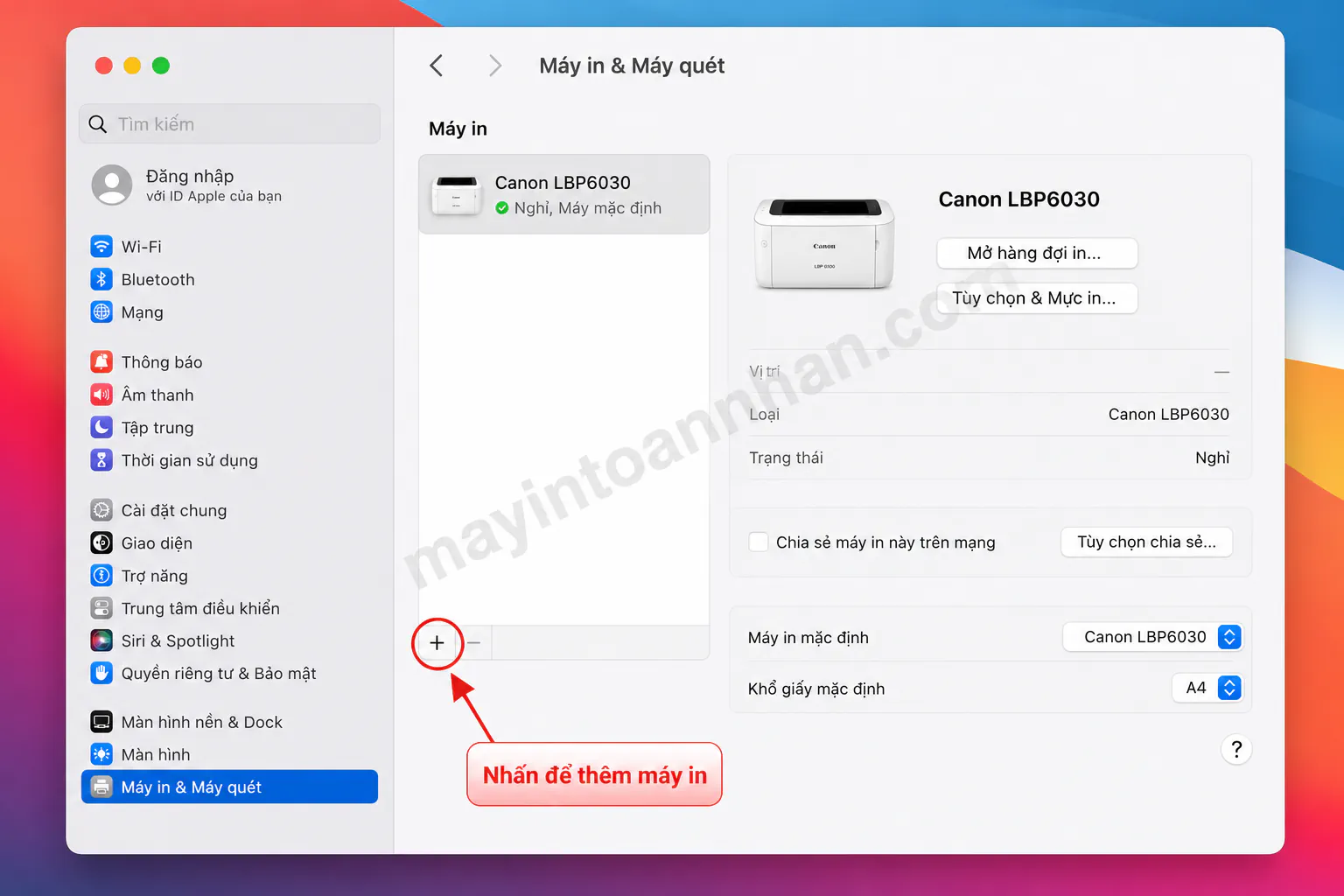 Cài Máy In Canon 6030 – Hướng dẫn chi tiết 2025