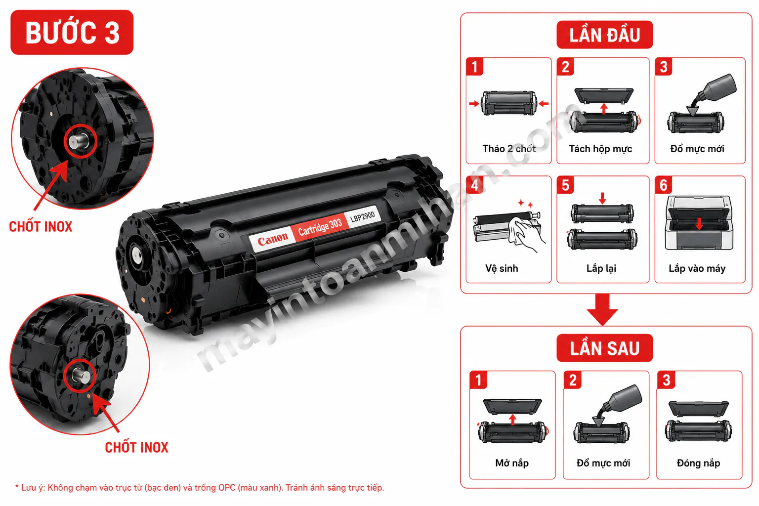 Cách Đổ Mực Máy In Canon 2900 2025