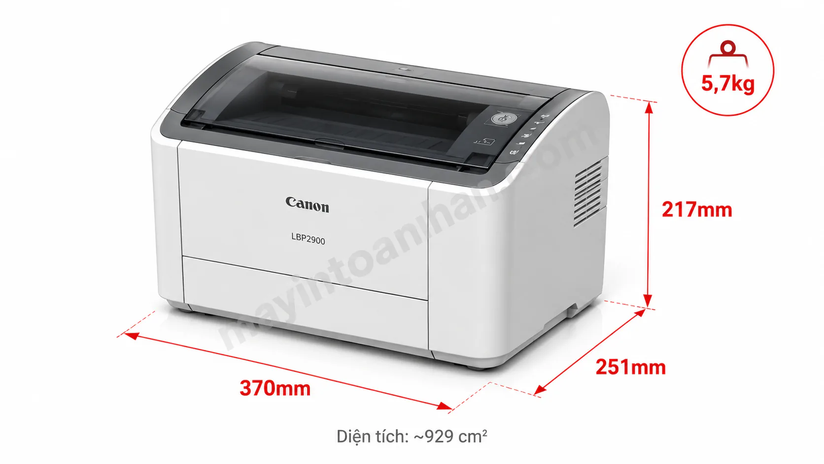 Kích Thước Máy In Canon 2900 2025