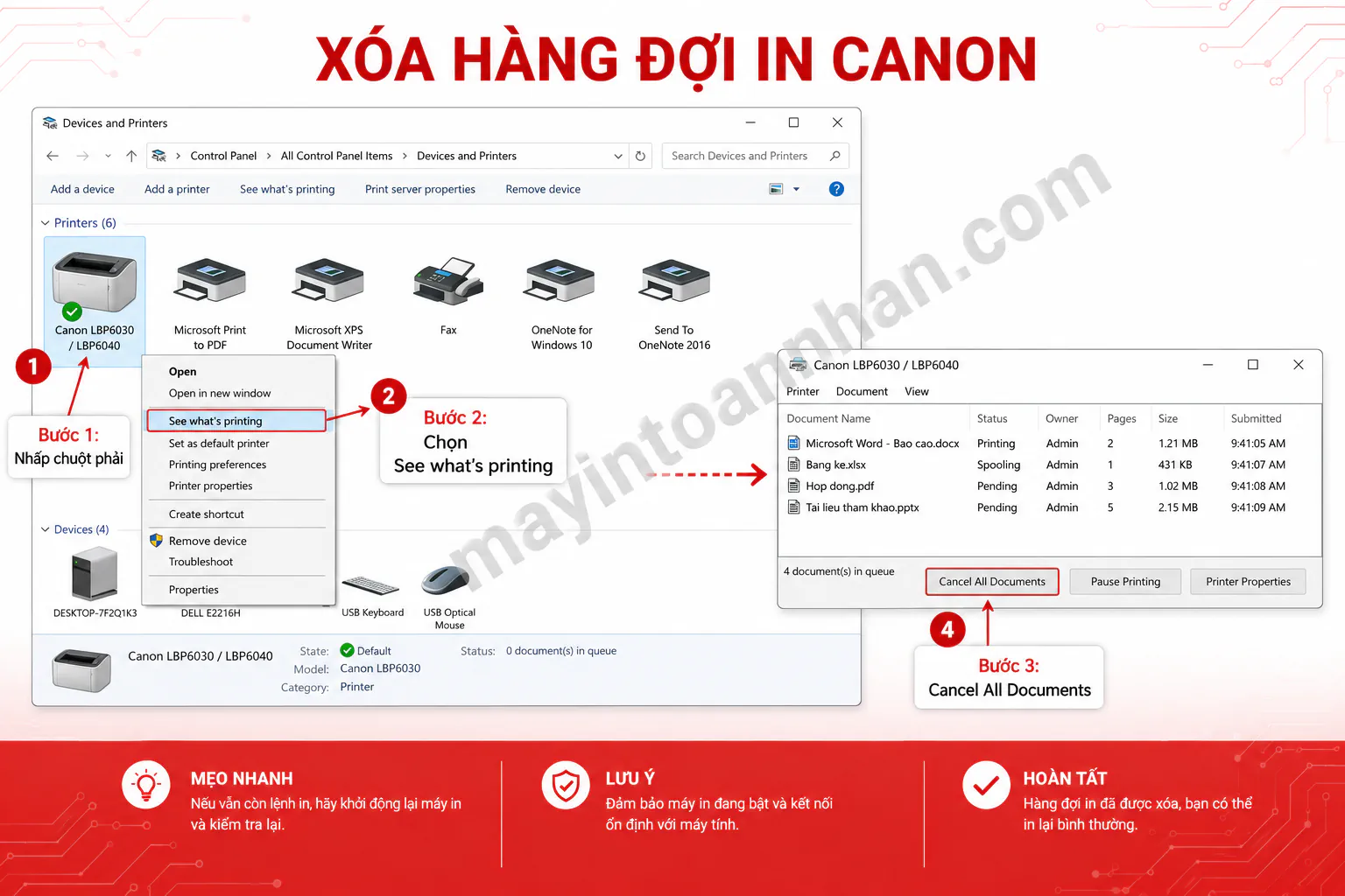 Sửa Máy In Canon 2025
