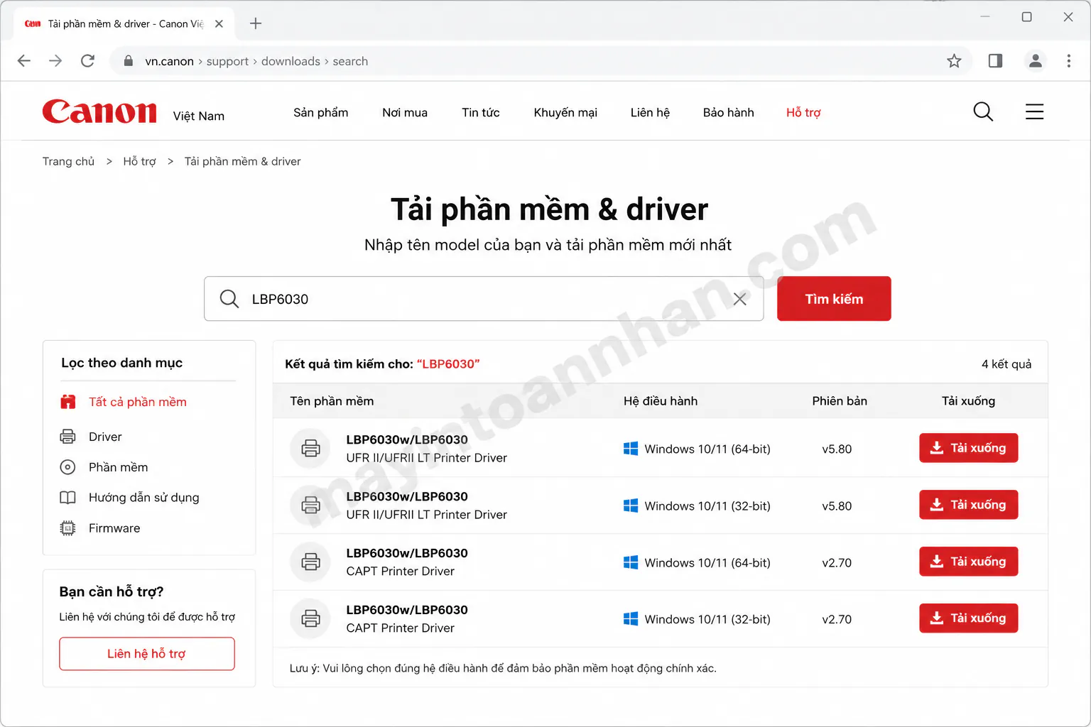Driver Máy In Canon F166 400 – Hướng dẫn chi tiết 2025