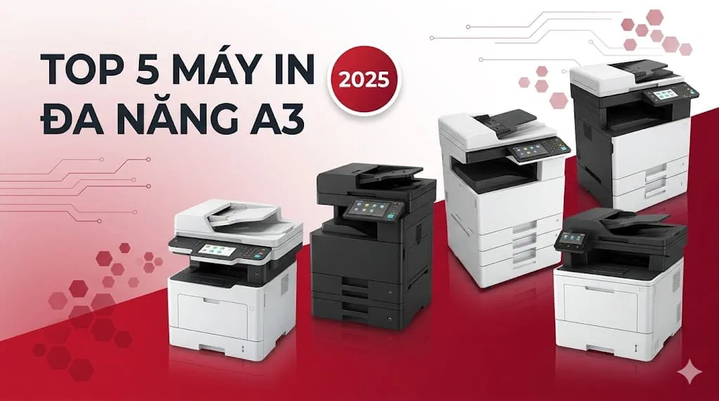 Top 5 máy in phun đa năng tốt nhất cho văn phòng 2025