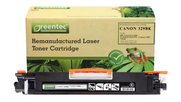 Mực in laser màu Greentech Canon 329BK