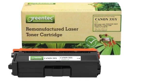 Mực in laser màu Greentech Canon 331Y