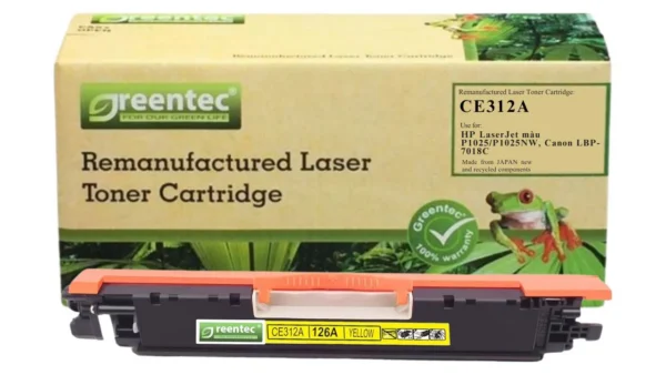 Mực in laser màu Greentech CE312A