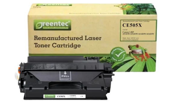 Mực in laser đen trắng Greentech Canon CE505X
