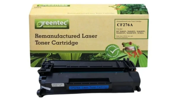 Mực in laser đen trắng Greentech HP CF276A (có chip)