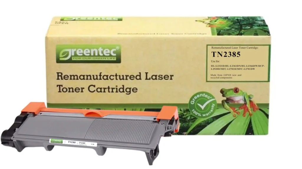 Mực in laser đen trắng Greentech Brother TN2385