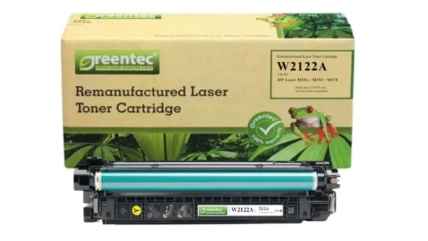 Mực in laser màu Greentech HP 212A (Vàng) W2122A