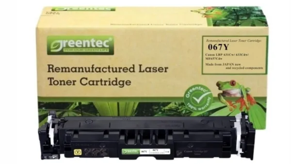 Mực in laser màu Greentech Canon 067Y