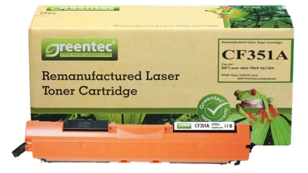Mực in laser màu Greentech HP CF351A